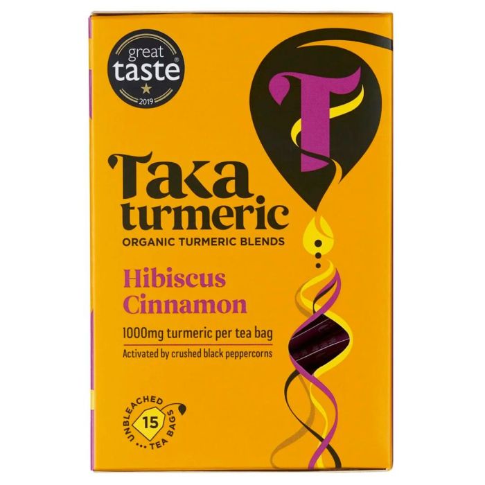 Kurkuma Tee Golden Hibiscus (Taka Turmeric) 15 Beutel main product photo