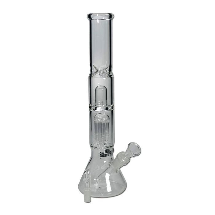 Glas Weed & Dab Bong Ice (Black Leaf) 2 in 1 main product photo
