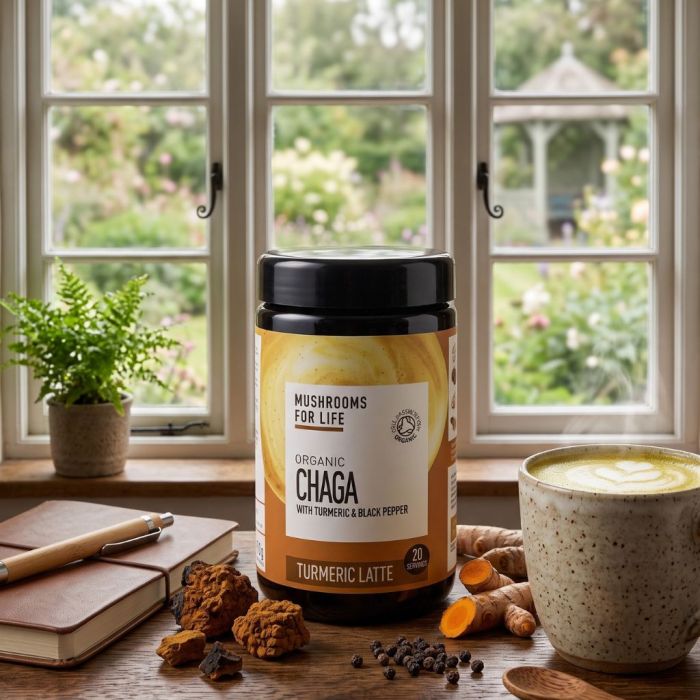 Chaga Kurkuma Latte Bio (Mushrooms4Life) 120 Gramm main product photo
