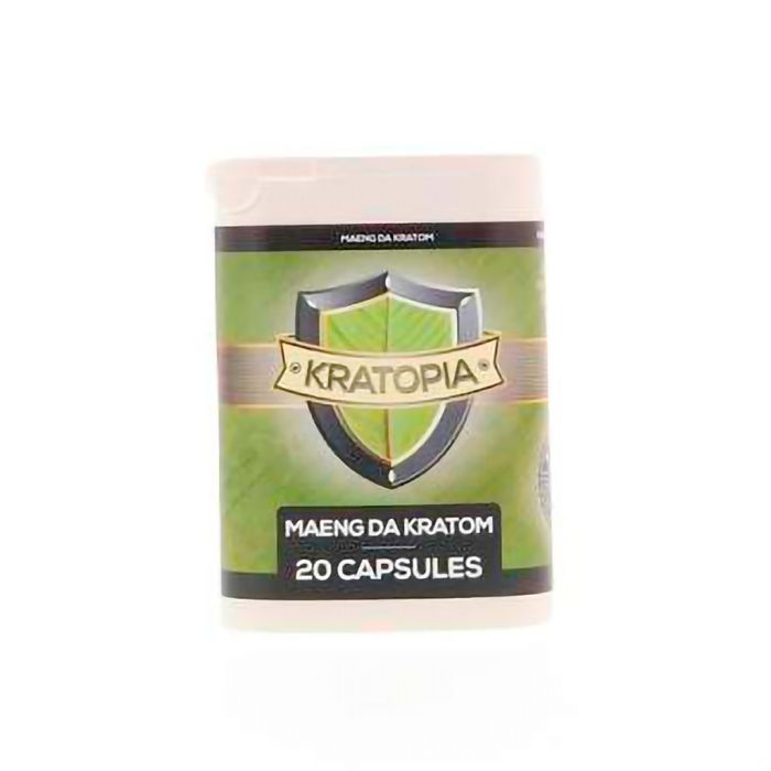Kratom Kapseln Maeng Da (Kratopia) 20 stück main product photo