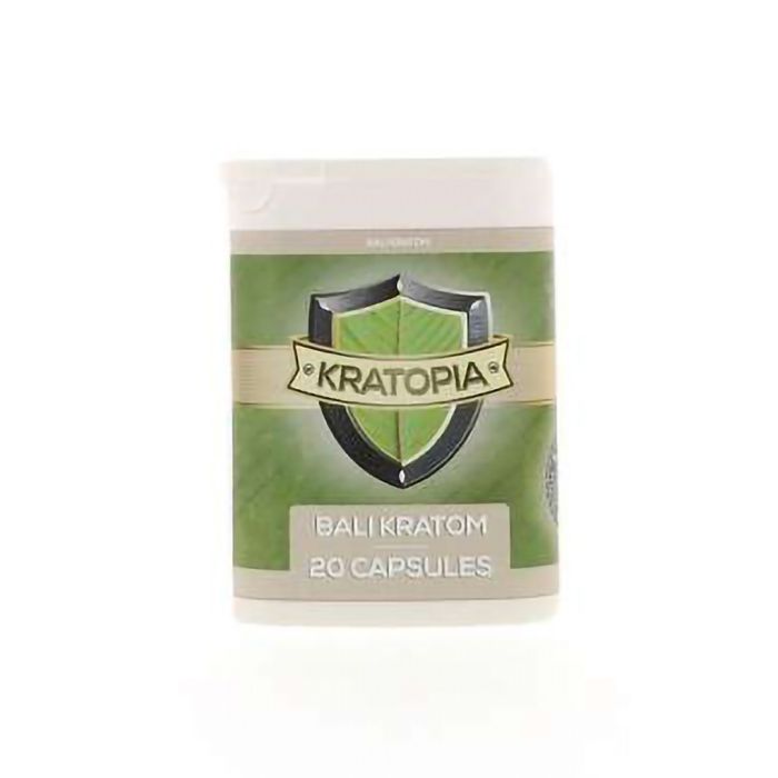 Kratom Kapseln Bali (Kratopia) 20 stück main product photo