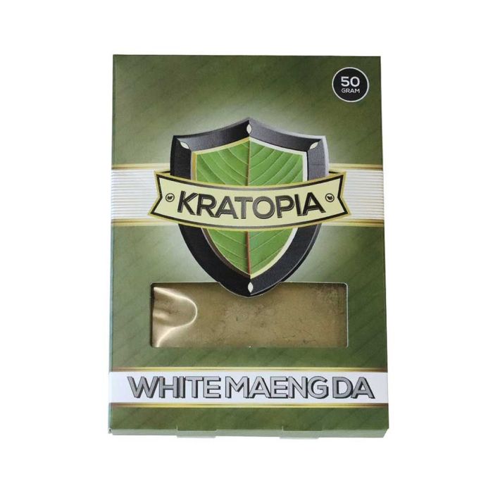 Kratom Pulver White Maeng Da (Kratopia) 50 Gramm main product photo