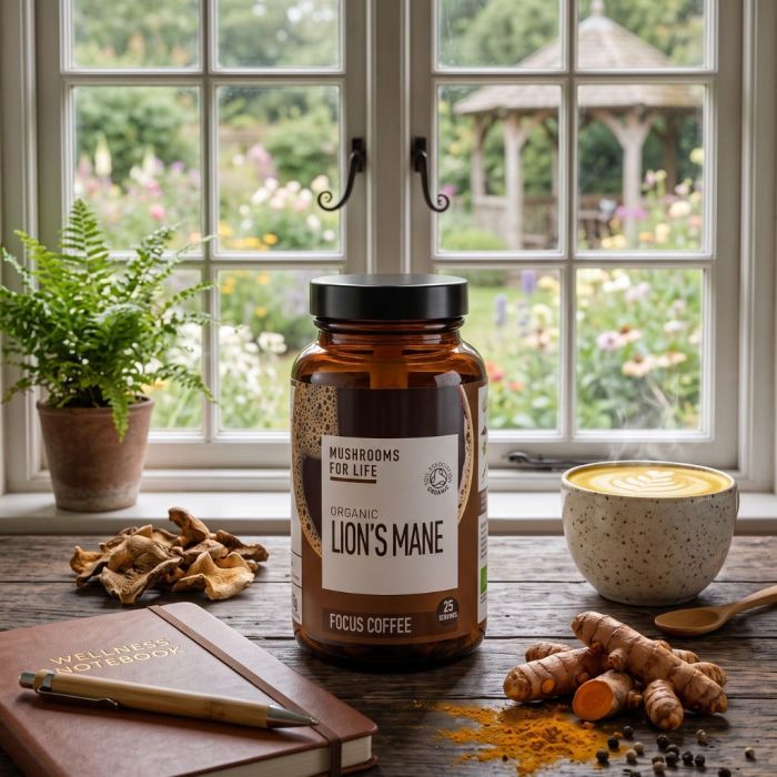 Lion’s Mane - Fokus Pilz Kaffee (Mushrooms For Life) 75 Gramm main product photo