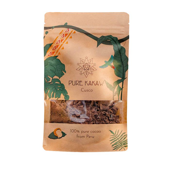 Cusco Kakao-Flocken Raw Peru Zeremonieller Grad (Pure Kakaw) 125 Gramm main product photo
