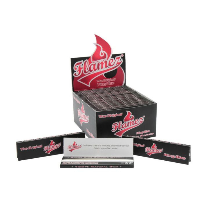 Flamez Black Papers | King-Size main product photo