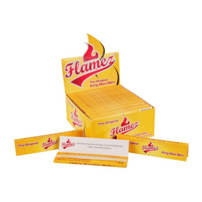Flamez Yellow Papers | King-Size Slim main product photo