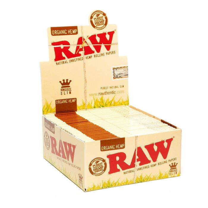 RAW Organic Hemp Papers | King-Size Slim main product photo