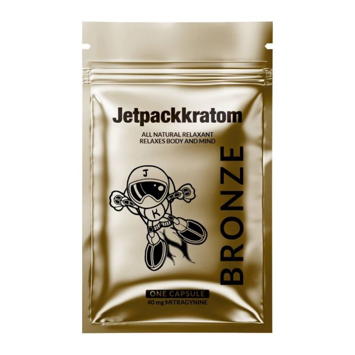 Kratom Kapseln Bronze (Jetpackkratom) 40 mg main product photo