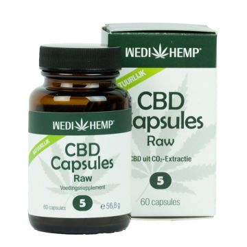 CBD Kapseln Raw (Wedihemp) 5% 27mg 60 caps