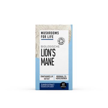 Igel-Stachelbart | Lion’s Mane Bio (Mushrooms4Life) 60 Kapseln