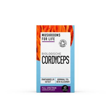 Cordyceps [Ophiocordyceps sinensis] Bio (Mushrooms4Life) 60 Kapseln