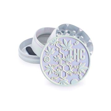 Aluminium Grinder 4 teile | THC-Molekül (Fire-Flow) 50 mm