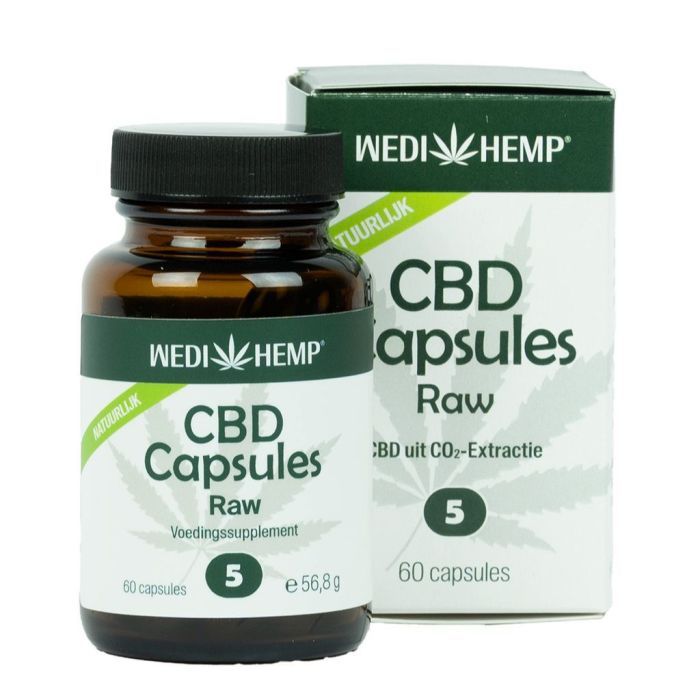 CBD Kapseln Raw (Wedihemp) 5% 27mg 60 caps main product photo
