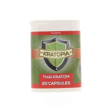 Kratom Kapseln Thai (Kratopia) 20 stück