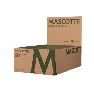 Mascotte Brown Papers & Tips | King-Size Slim Magnet