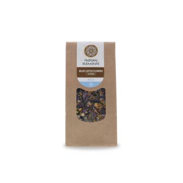 Blaue Lotusblüten [Nymphaea caerulea] (Indian Elements) 30 Gramm