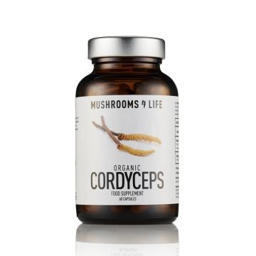 Cordyceps [Ophiocordyceps sinensis] Bio (Mushrooms4Life) 60 Kapseln