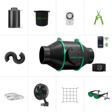 Abluft- & Filtersystem (Mars Hydro) 100mm iFresh Complete Fan Kit