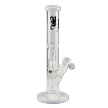 Glas Ice Bong | Cylinder (Black Leaf)