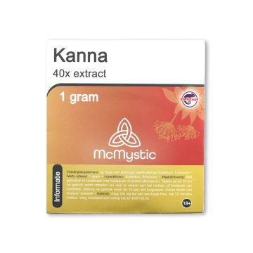 Kanna Extrakt 40X (McMystic) 1 gramm