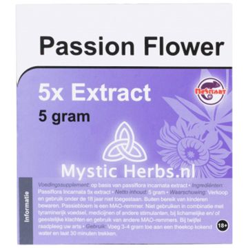 Passionsblumen extrakt 5X [Passiflora incarnata] (Mystic Herbs) 5 Gramm 