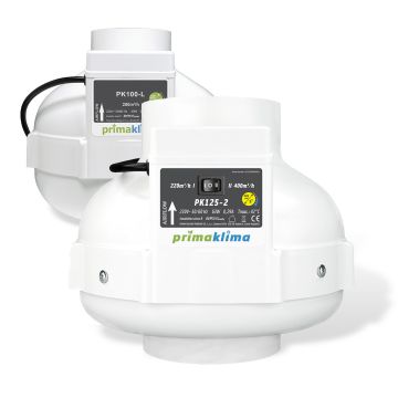 Prima Klima Inline-Rohrventilator | Ohne Thermostat
