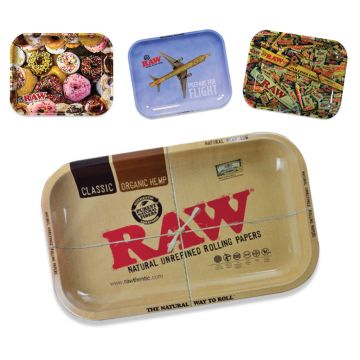 Rolling Trays Metall (RAW) 17,5 x 27,5 cm