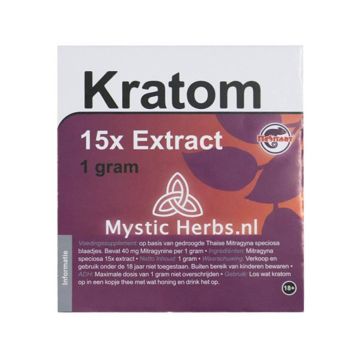Kratom Extract Thai 15X (Mystic Herbs) 1 Gramm