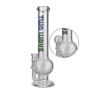 Glas Weed & Dab Bong | Two Ways (Black Leaf)