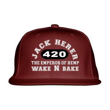 Weed Kappe | Jack Herer Wake N Bake 420 Snapback (Lauren Rose)